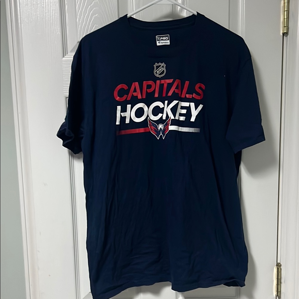 Nhl Capitals Hockey TShirt  Navy